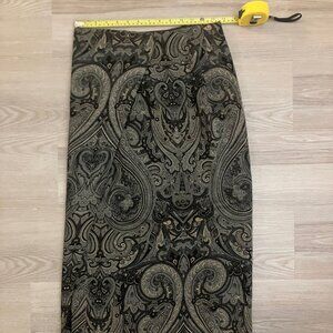 Dana Buchman wrap wool long skirt size 4